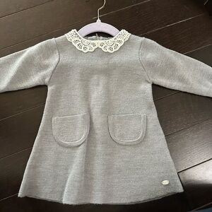 Grey girls dress